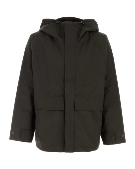 Nanamica Black Classic Hooded Jacket for men