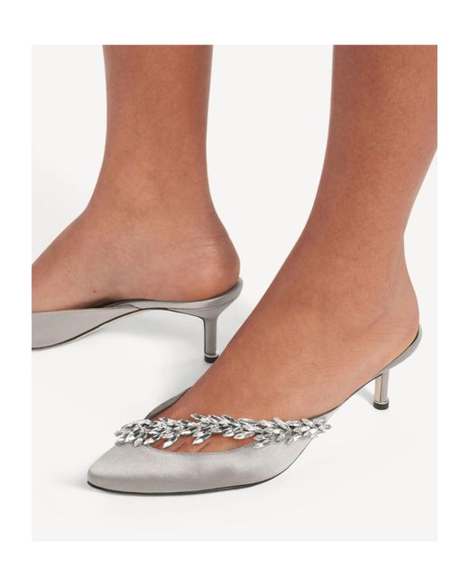 Balenciaga White Manolo Blahnik Mule