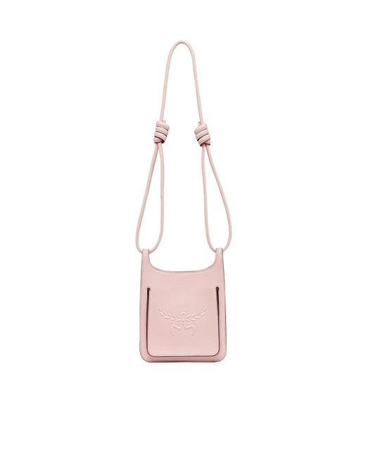 MCM Pink Mini Hummel Shoulder Bag