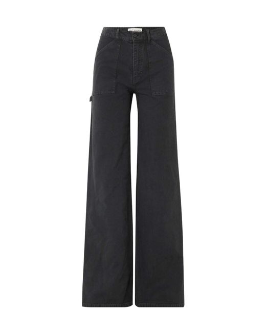 Nili Lotan Black Quentin Belt Loop Jeans