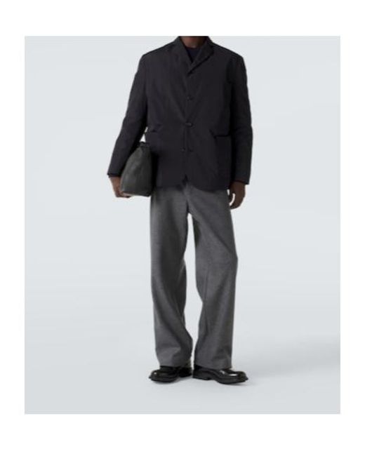 Jil Sander Blue Padded Jacket for men
