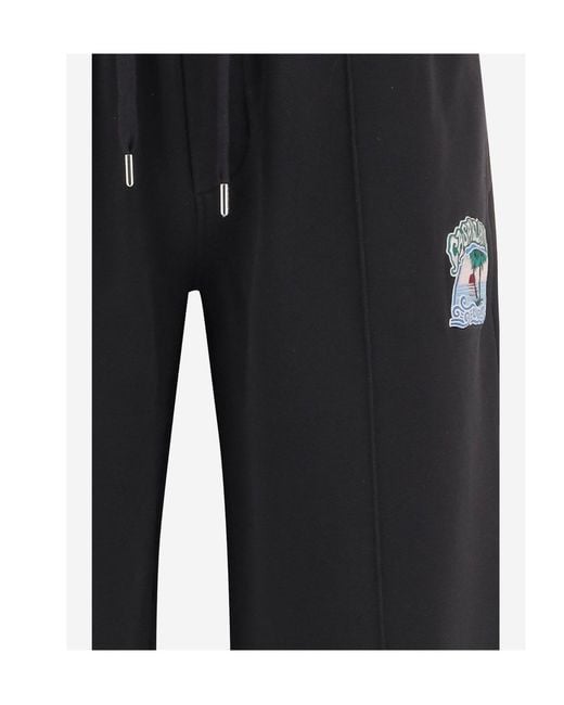Casablanca Black Drawstring Pants for men