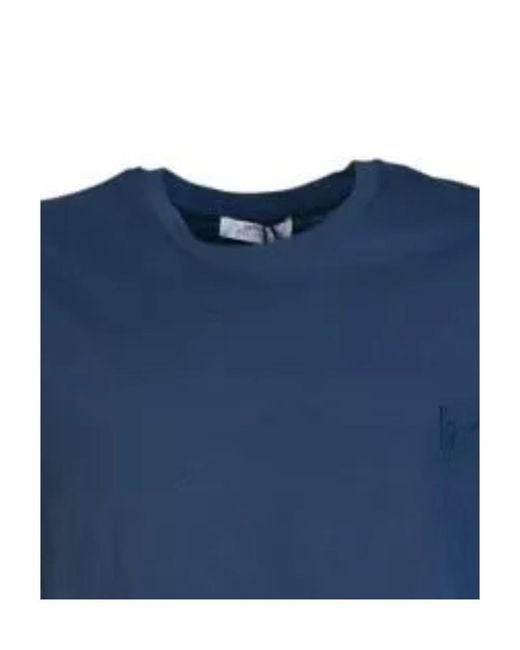 Versace Blue Logo T-Shirt for men