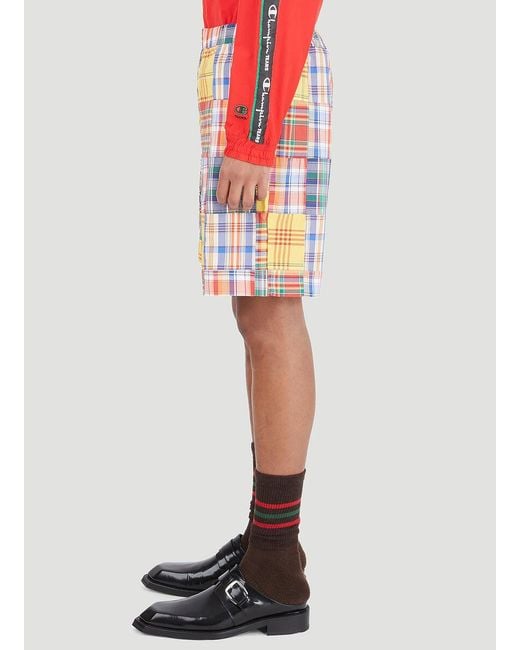 Champion Red Loose And Tight Design Shorts for men