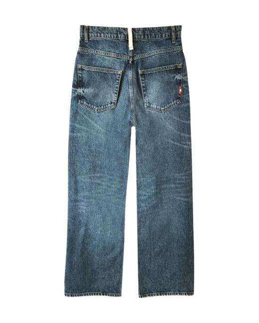 AMISH Blue Belt Loop Jeans for men