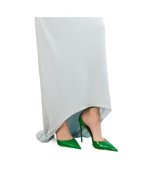 Tom Ford Green Vertigo Patent-Leather Ankle-Strap Pumps