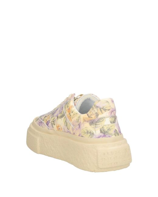 MM6 by Maison Margiela Natural Floral Platform Sneakers
