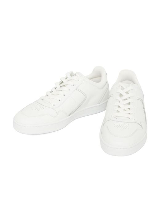 Céline White Ct-10 Trainer Low Lace-Up Sneaker