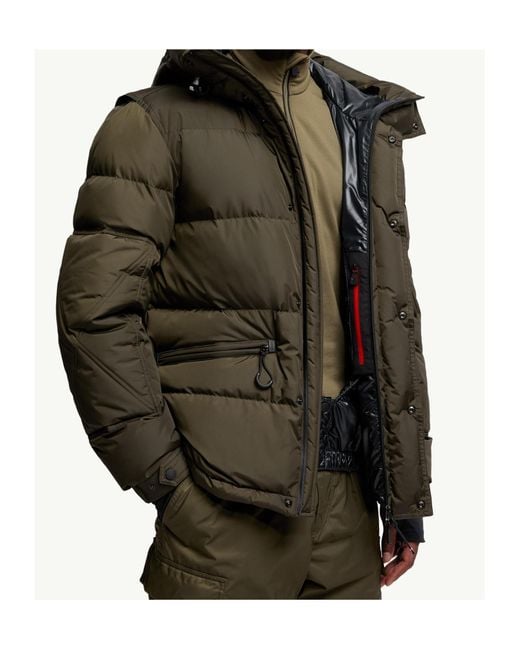 Moncler Green Grenoble Kasanka High Neck Jacket for men