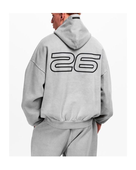 Fear Of God Gray 90S Hoodie for men