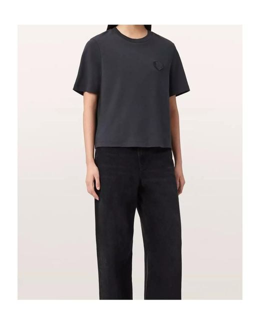 AllSaints Blue Lover Lisa Short-Sleeved T-Shirt