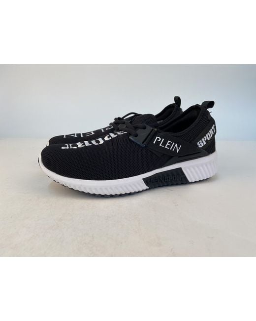 Philipp Plein Black Logo Details Casual Sports Shoes for men