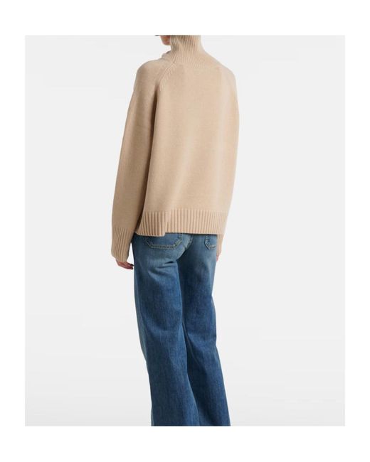 Nili Lotan Natural Turtleneck Sweater