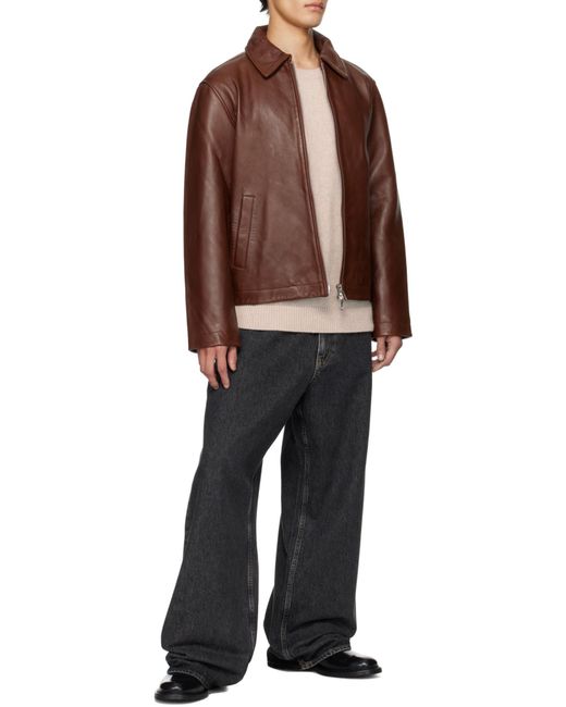 sunflower Red Zip-Up Jacket for men