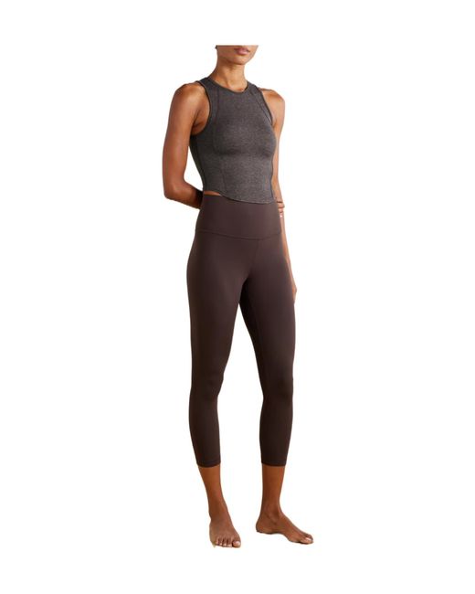 lululemon athletica Brown Athletic Sleeveless Tank Top