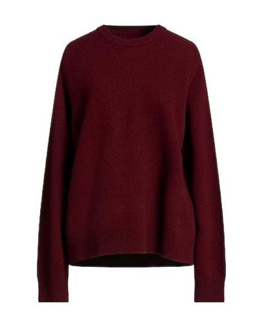 Maison Margiela Red Long Sleeves Jumpers
