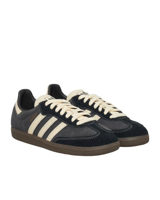 Adidas Originals Black Samba Og Low-Top Sneakers for men
