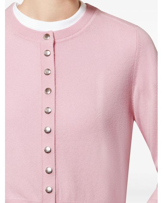 Isabel Marant Pink Idesia Button Cardigan