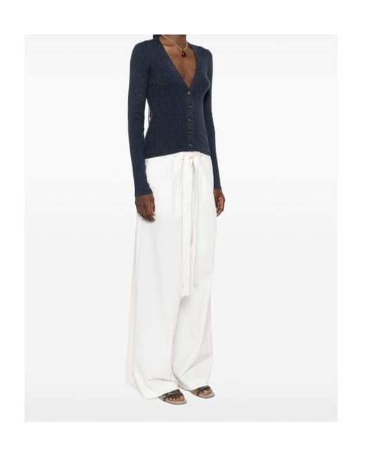 Brunello Cucinelli Blue Long Sleeve Cardigan