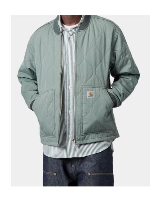 Carhartt Green Kylan Quilted Zip-Up Jacket for men