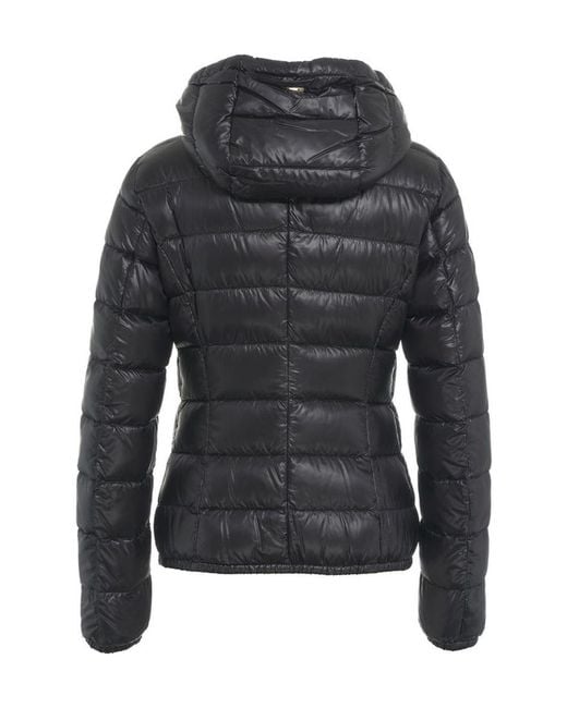 Herno Black Giada Hooded Quilted Down Jacket