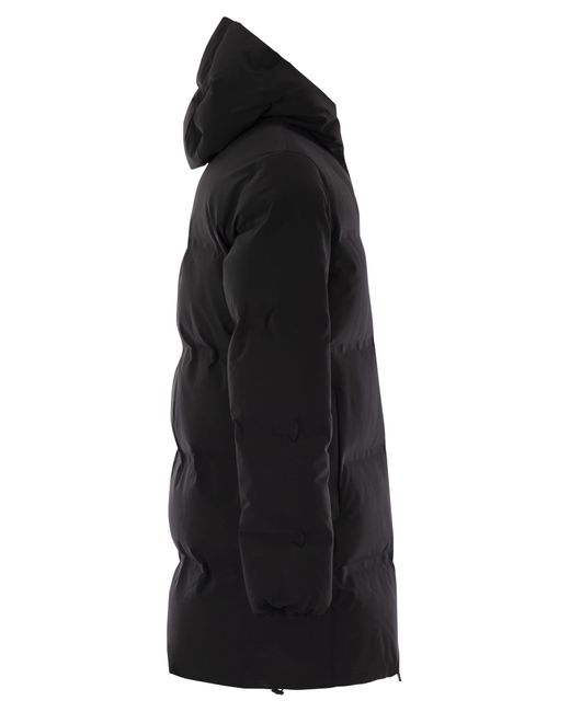 Herno Black Hooded Down Jacket for men