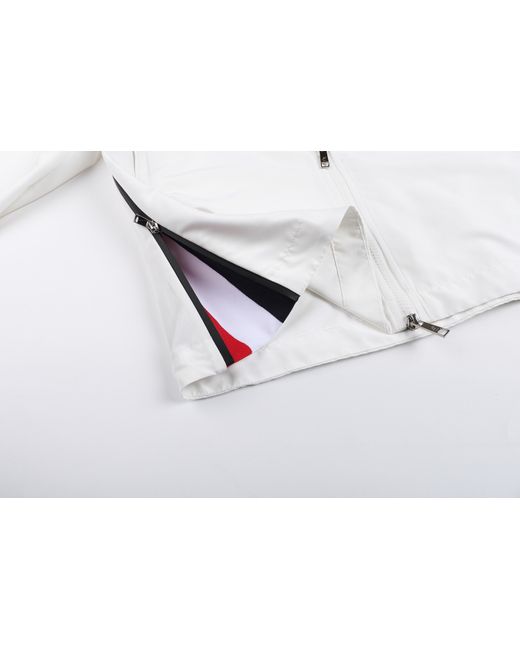 LIU REGALI White Hooded Long-Sleeved Casual Jacket for men