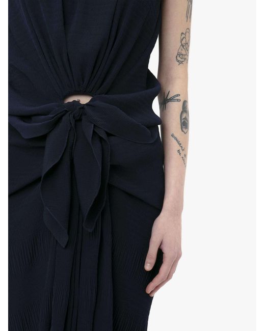 J.W. Anderson Blue Jw Anderson Knotted Strap Top