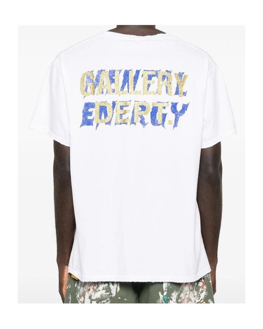 GALLERY DEPT. White Wisdom Graphic T-Shirt for men