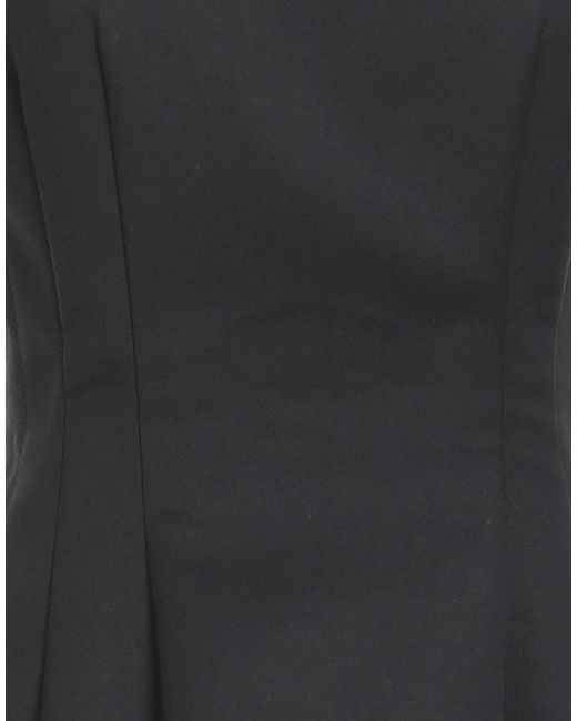 Sportmax Black Sleeveless Crew Neck Top