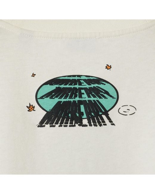 Burberry White Car Cotton T-Shirt for men