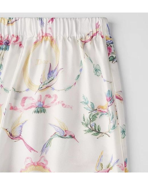 Dior White Qixi Pants