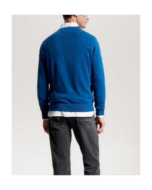 Tommy Hilfiger Blue Regular Version Of Sweater for men