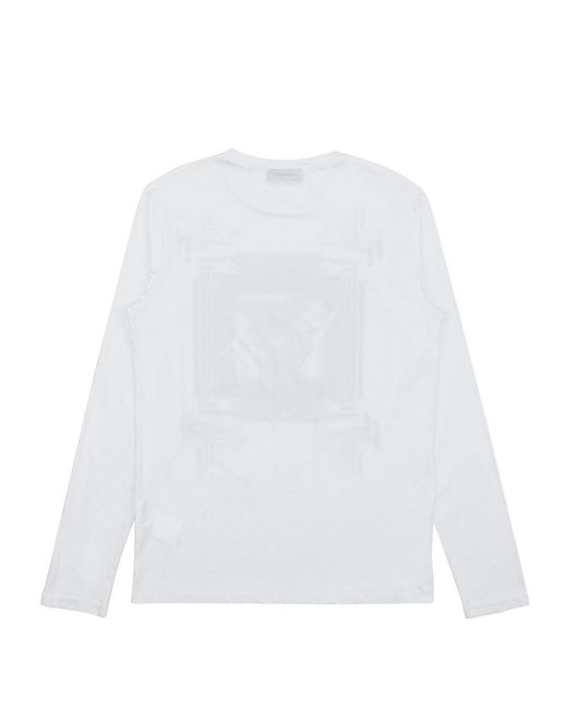 Karl Lagerfeld White Printed T-Shirt for men