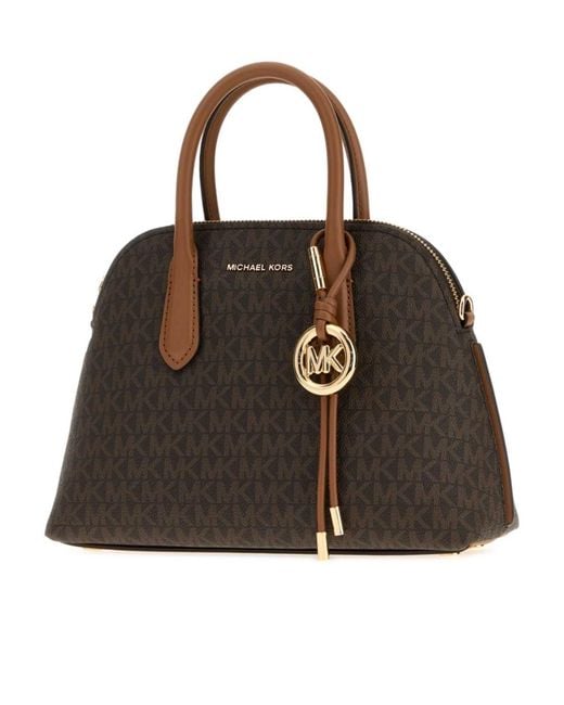 MICHAEL Michael Kors Brown Freddie Dome Medium Tote Bag