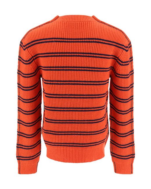 Marni Multicolor Striped Crewneck Knitted Jumper for men