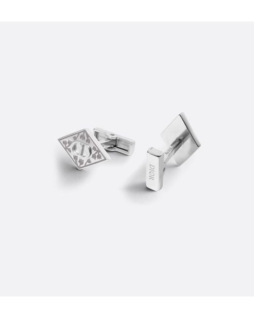 Dior White Lily Of The Valley Cufflinks for men