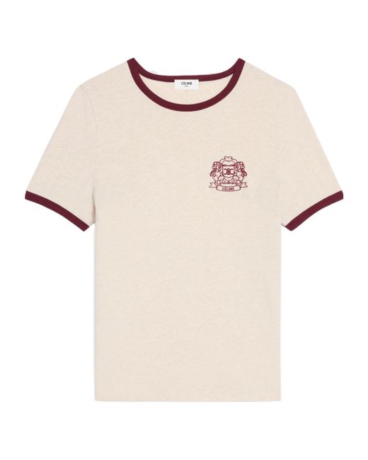 Céline Natural 70's Blason T-Shirt