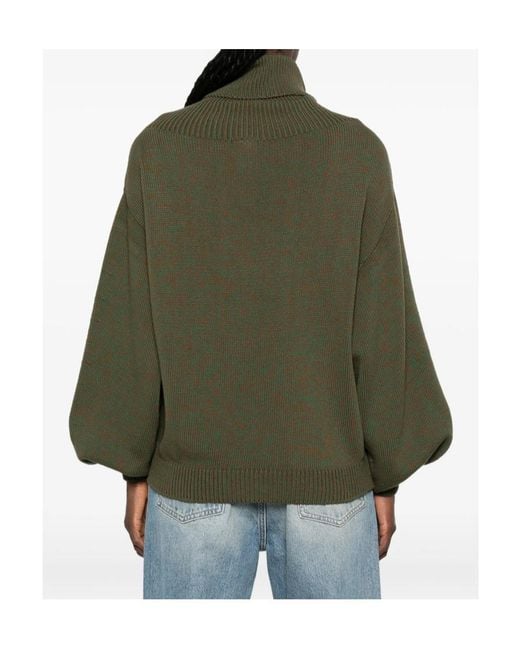 Baserange Green Long-Sleeved Knitwear