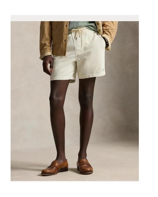 Polo Ralph Lauren Natural Elastic Waist Shorts for men