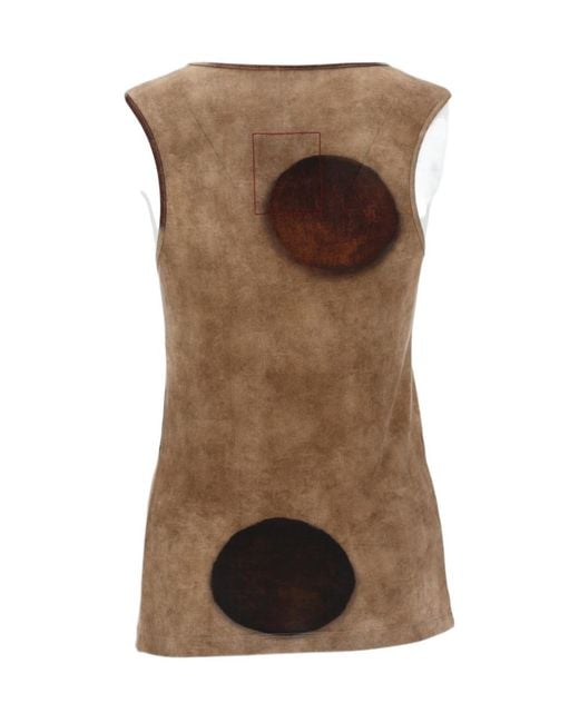 Uma Wang Brown Sleeveless Vest