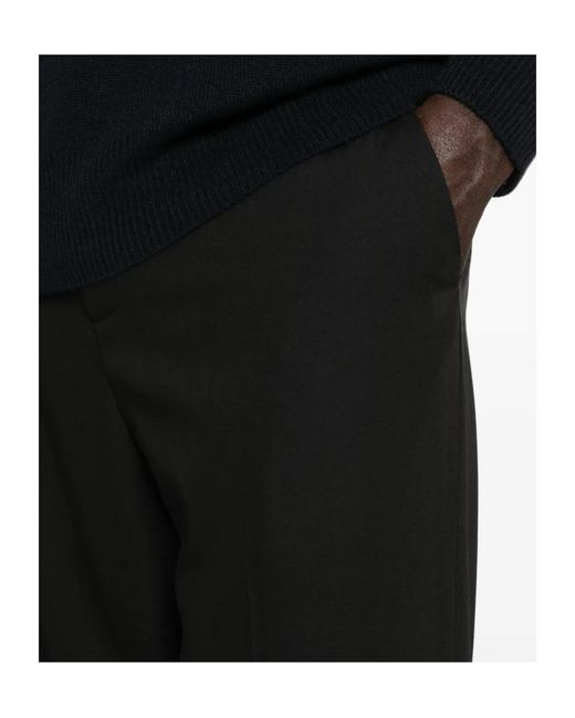 The Row Black Toshiro Elasticated Trousers for men