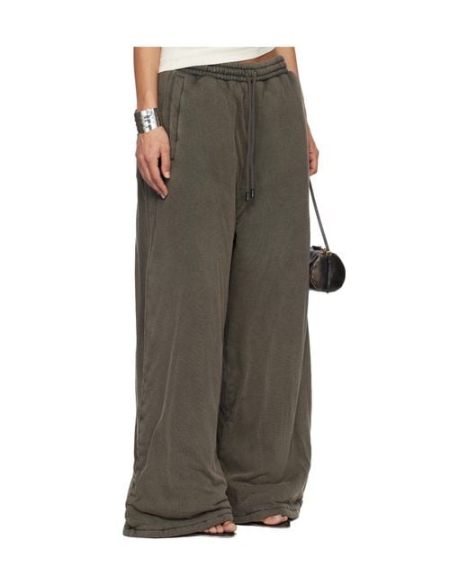 Lu'u Dan Gray Bontans Drawstring Casual Pants for men
