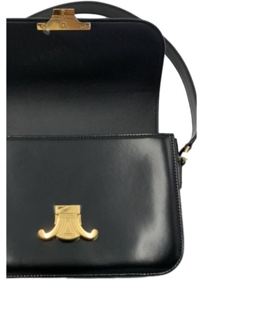 Céline Black Classique Triomphe Bag