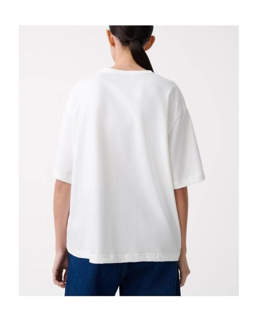 Studio Nicholson White Lee Crewneck T-Shirt