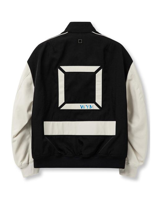 Wooyoungmi Black Long-Sleeved Zipper Casual Jacket for men