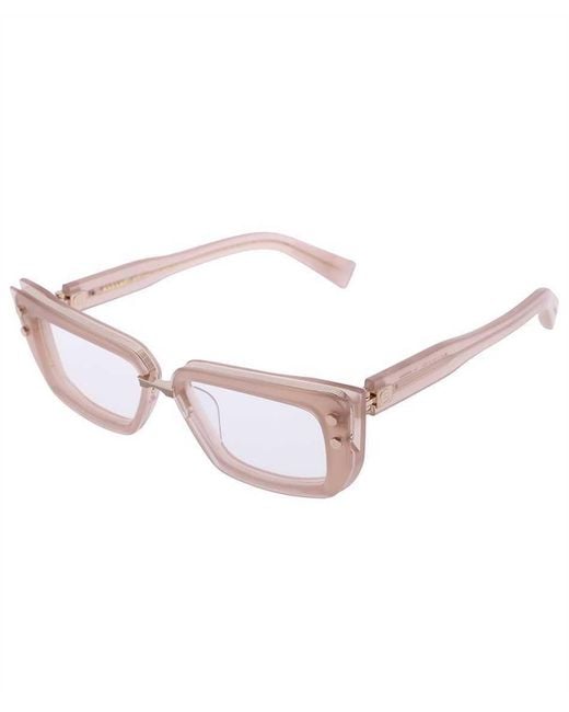 Balmain White Logo Sunglasses for men