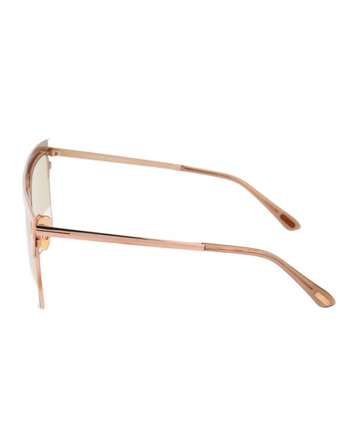 Tom Ford White Square Sunglasses for men