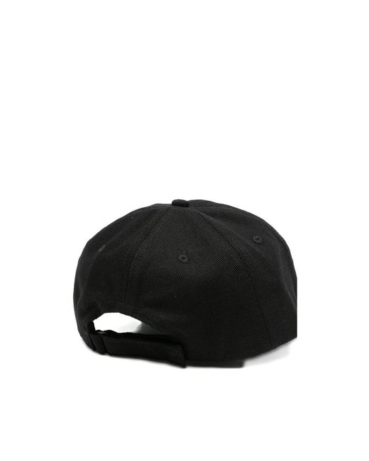 Versace Jeans Black Embroidered Logo Cap