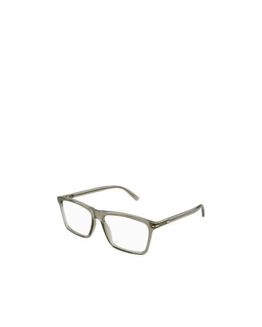 Gucci Metallic Eyewear Rectangular Optical Glasses for men